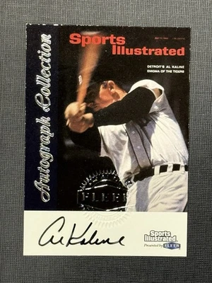 Al Kaline 1999 Fleer Sports Illustrated Greats of the Game Auto Detroit Tigers Foto 1 de 2