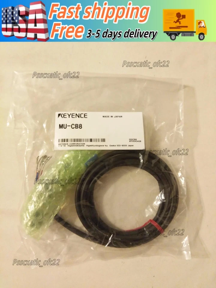 NUEVO CABLE SENSOR A CONTROLADOR KEYENCE MU-CB8 PLC AUTOMATIZACIÓN Foto 1 de 1
