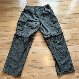 Boy Scouts BSA Adult Relaxed Large Uniform Green Switchback Pant Convertible - Picture 1 of 7