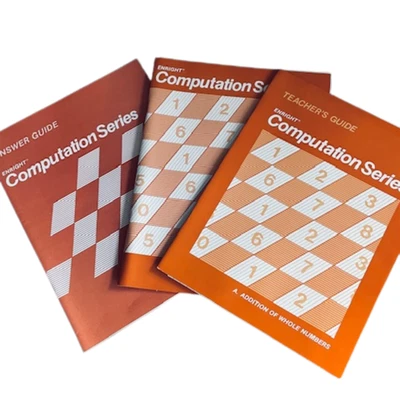 ENRIGHT COMPUTATION SERIES A. Addition of Whole Numbers/Teachers & Answer Guide - Image 1 of 4