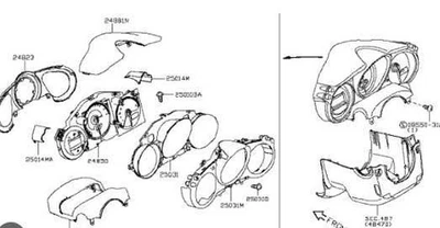 Cuadro de instrumentos velocímetro 2013-2016 Nissan 370Z Foto 1 de 4