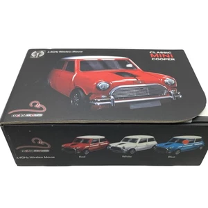 MOTORMOUSE 2.4GHz Wireless Mini Cooper Mouse Blue Classic Car Design TH - Picture 1 of 6
