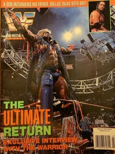WWF MAGAZIN ULTIMATE WARRIOR JULI 1996 Die ultimative Rückkehr * HAT POSTER & KARTEN * B - Bild 1 von 14