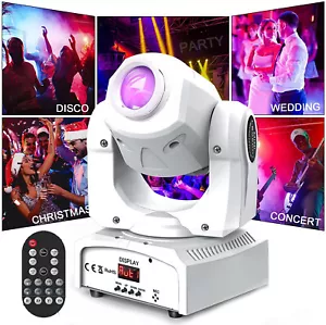 120W Moving Head Light 8Gobo Sound-Activated Disco Light Stage Lighting W/Remote - Picture 1 of 6