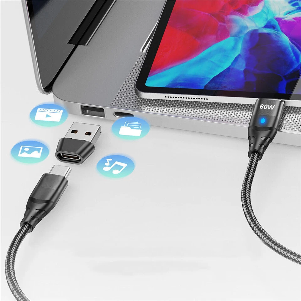 USB To Type C OTG Adapter  USB C Male To USB Type-c Female Converter Universal - Image 1 of 4