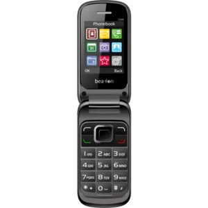 BEAFON C245, schwarz Handy (2,4 Zoll, Seniorenhandy, Klapp, Große Tasten) - Bild 1 von 2