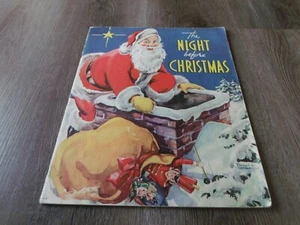 COLLECTIBLE 1940 THE NIGHT BEFORE CHRISTMAS SOFTCOVER BOOK - Picture 1 of 6