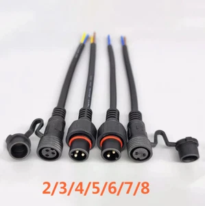 Car Plug Connector Plug Waterproof Car Male Plug 2/3/4/5/6/7/8 Core terminal NEW - Picture 1 of 3