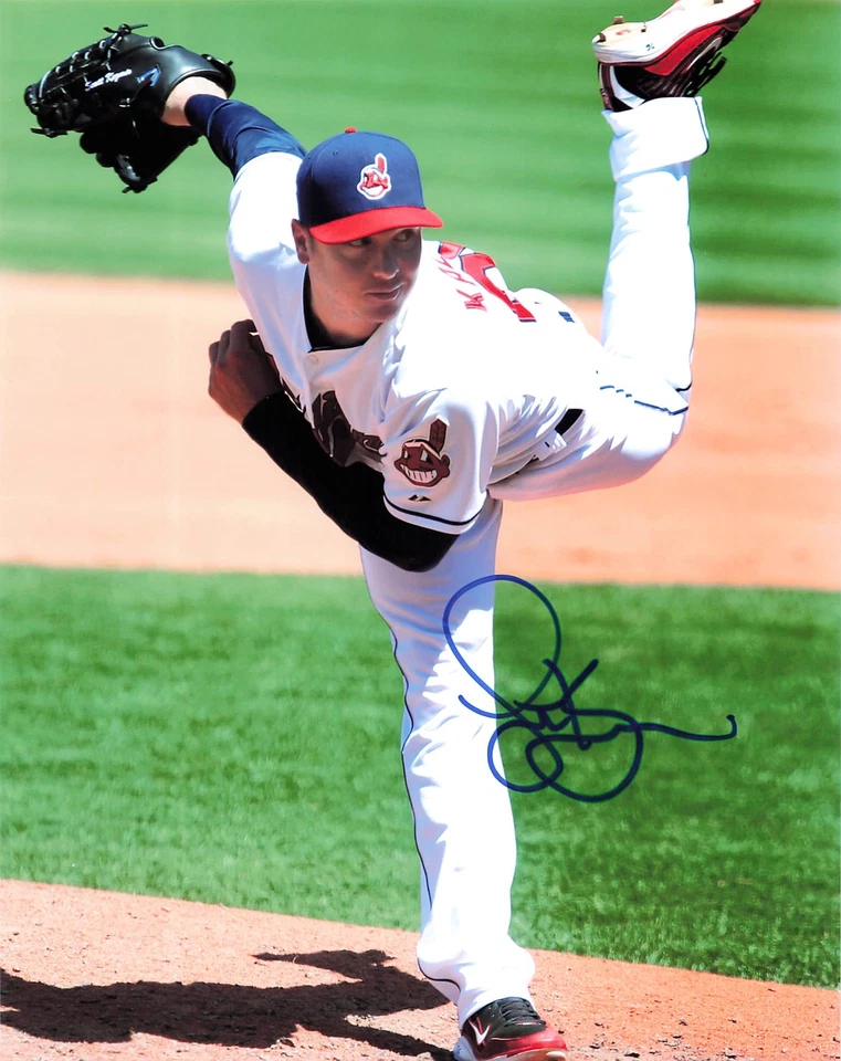 Automático firmado por Scott Kazmir Indians 8x10 *4471 Foto 1 de 1