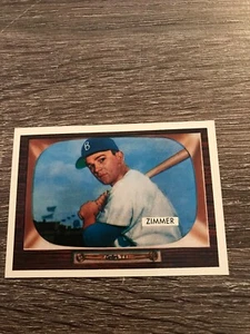 1955 BOWMAN REPRINT #65 DON ZIMMER mint reprint - Picture 1 of 2