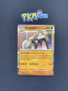 Pokémon TCG Garganacl Paradox Rift 104/182 Holo Rare LP. - Picture 1 of 3