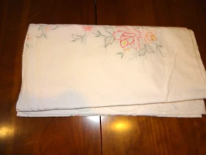 High End 100% Cotton shower Curtain  Embroidery - Picture 1 of 10