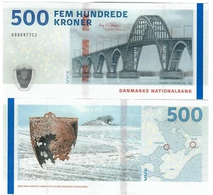 Denmark 500 Kroner 2019A (2020) UNC LOW NUMBER Jensen/Moller - Picture 1 of 1