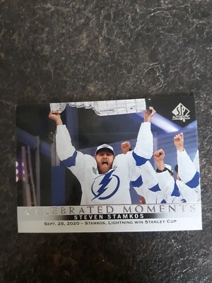 2020-21 Sp Authentic Celebrated Moments Steven Stamkos Card# 111 - Image 1 of 2
