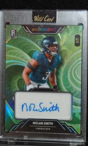Wild Card WildChrome Nolan Smith 1/1 Autograph Eagles Rookie Color Match - Picture 1 of 4