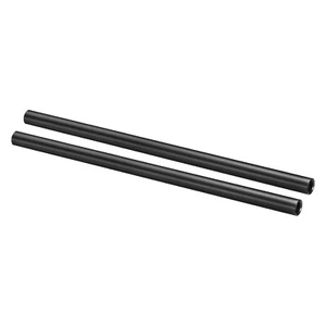 12 Pouce 15mm Tige, 2 Paquet Caméra M12 Femelle Filetage pour 15mm Rail Noir - Photo 1 sur 6