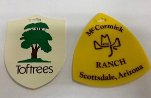 Golfbag Etikett Vintage Toftrees McCormick Ranch - Bild 1 von 2