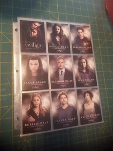 TWILIGHT THE MOVIE 1st TWILIGHT SAGA FILM Complete INKWORKS 2008 Card Set (72) - Picture 1 of 8
