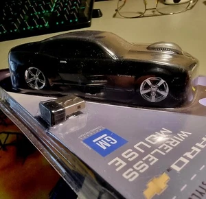 Road Mice Chevrolet Camaro Black Wireless Mouse Computer Mouse Brand New Sealed - Picture 1 of 7
