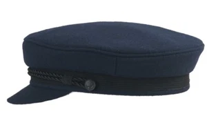 Elbsegler - 100% Wolle Marineblau - Kapitänsmütze mit Kordel - Made in Germany - Bild 1 von 55
