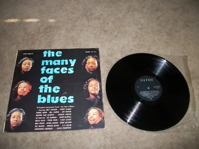 VARIOUS ARTISTS  LP - THE MANY FACES OF THE BLUES - SAVOY MG 12125 - EX VINYL - Image 1 of 2
