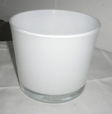 Glasübertopf CONA, ø ca. 14 cm, Höhe 12,5 cm, Glas, Glastopf, Blumentopf, NEUw. - Bild 1 von 4