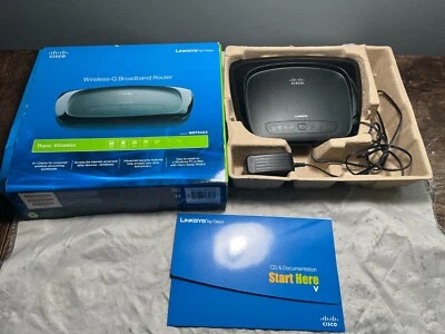 WRT54G2 Linksys DIR-890L/R 54 Mbps 4-Port 10/100 Wireless G Router - Image 1 of 4