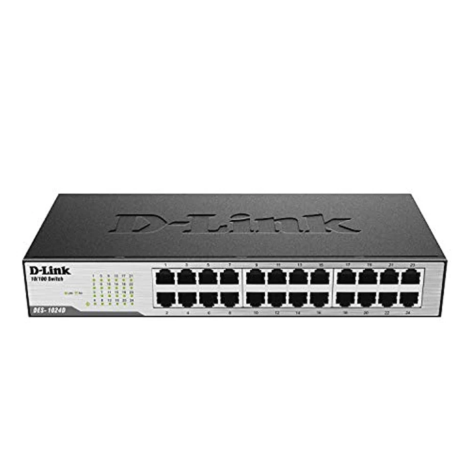 DES-1024D 24-Port Fast Ethernet Unmanaged Desktop Switch - Image 1 of 1