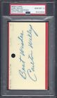 CARL WILLEY, 1958-65 BRAVES, METS, CARTE INDEX, PSA/ADN GEMME COMME NEUF 10