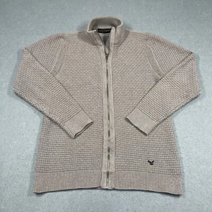 Maglione Mario Zegnotti donna medio marrone oro maglia gioiello zip intera collo alto - Foto 1 di 9