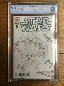 Star Wars #1 Alex Ross Sketch Variant CBCS 9.8 - Picture 1 of 1
