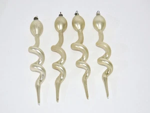 4 Vintage deutsche Spiral Schlangen Ornamente - Bild 1 von 5