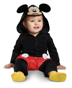 Verkleidung Disney Baby Mickey Mouse Kleinkind Kostüm Rot 6-12M Halloween Neu - Bild 1 von 17