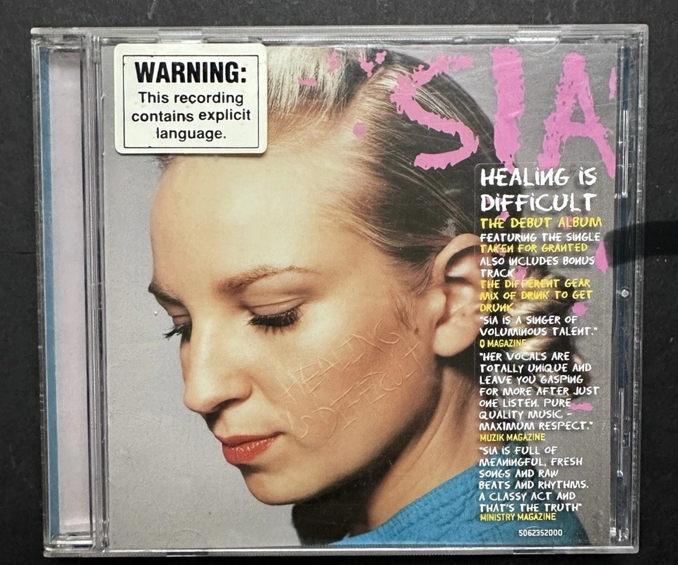 Sia - Healing Is Difficult CD Australian Press 2002 RARO FUERA DE USO EN MUY BUENA CONDICIÓN ENVÍO GRATUITO Foto 1 de 1