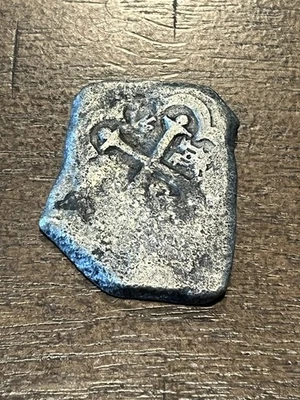 1730s 8 Ocho Reales VLIEGENTHART SHIPWRECK w/ COA Mexico Silver Coin Reale - Image 1 of 4