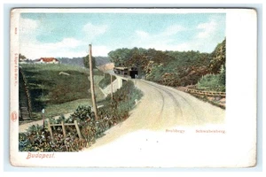 Vintage Budapest Svabhegy Schwabenberg Landschaft Lithographie Postkarte - Bild 1 von 2
