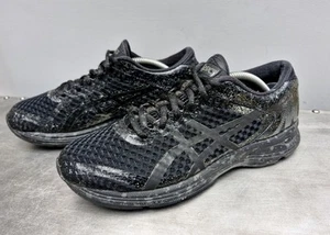 Scarpe da ginnastica ASICS Gel Noosa Tri 11 GS taglia UK 5,5 nere maculate corsa palestra - Foto 1 di 14