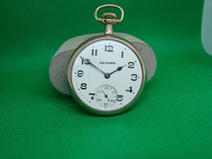 ANTICO OROLOGIO DA TASCA 16s FLEGA SUD 19j 219 CASSA RIEMPITA D'ORO! zz3 - Foto 1 di 5