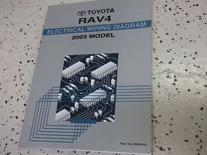 Manual De Servicio Y Reparación Eléctrico De Taller De Toyota RAV4 2003 FACTORY - Imagen 1 de 3