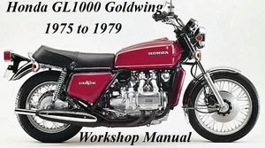 HONDA GL1000 GOLDWING 1975 to 1979 WORKSHOP MANUAL - PDF Files - Bild 1 von 2