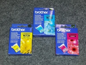 Original BROTHER Tintenpatrone Multipack LC800 C+M+Y *OVP* MHD 2008-09 - Bild 1 von 2