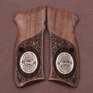 Empuñadura de nogal compatible con CZ SP-01 - Imagen 1 de 3