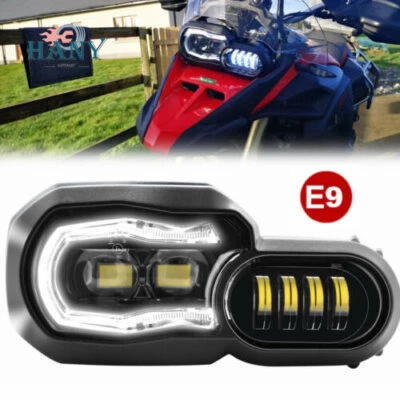 LED Headlight Headlamp Front For BMW F800GS F 800 GS F650GS F700GS Adv F800R E9 - Image 1 of 4