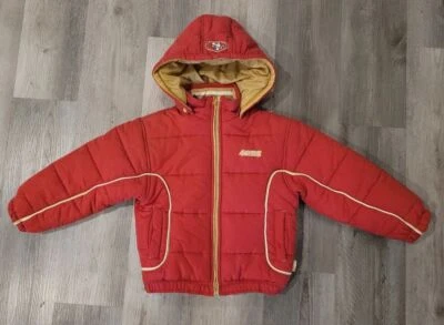 Authentic Vintage 49ers Reebok Parka with removable hood size Toddler Large (7) - Image 1 of 4