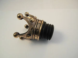 Harley Gas Cap CORONA, bronce hecho a mano, bicicleta personalizada - Imagen 1 de 9