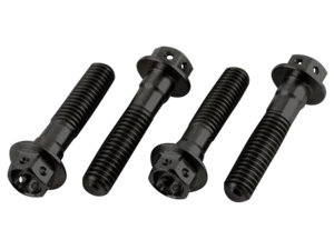 Racebolt Titanium Race Drilled Hex Front Axle Pinch Bolts M6x40 (Black) - Picture 1 of 5