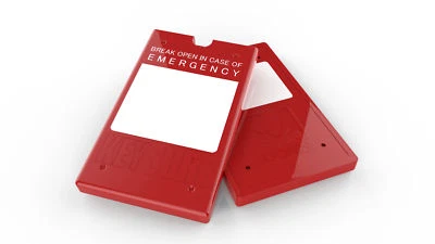 Key Control ... Lock Box ... Key Storage ... by KEYSURE (Set of 2) – Red - Image 1 of 4