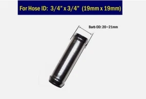 3/4" 19mm Hose Fitting Connector Coolant Adapter Stainless Straight Union Heater - Picture 1 of 1