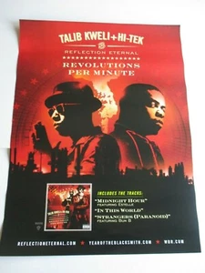 TALIB KWELI + HI-TEK Revolutions Per Minute 2010 Poster 2 Sided 24" X 18" NEW - Picture 1 of 2