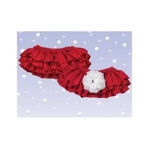 Baby Blooms Diaper Cover (Red) Ruffled Bottoms Removable Flower for Easy Wash - Picture 1 of 1